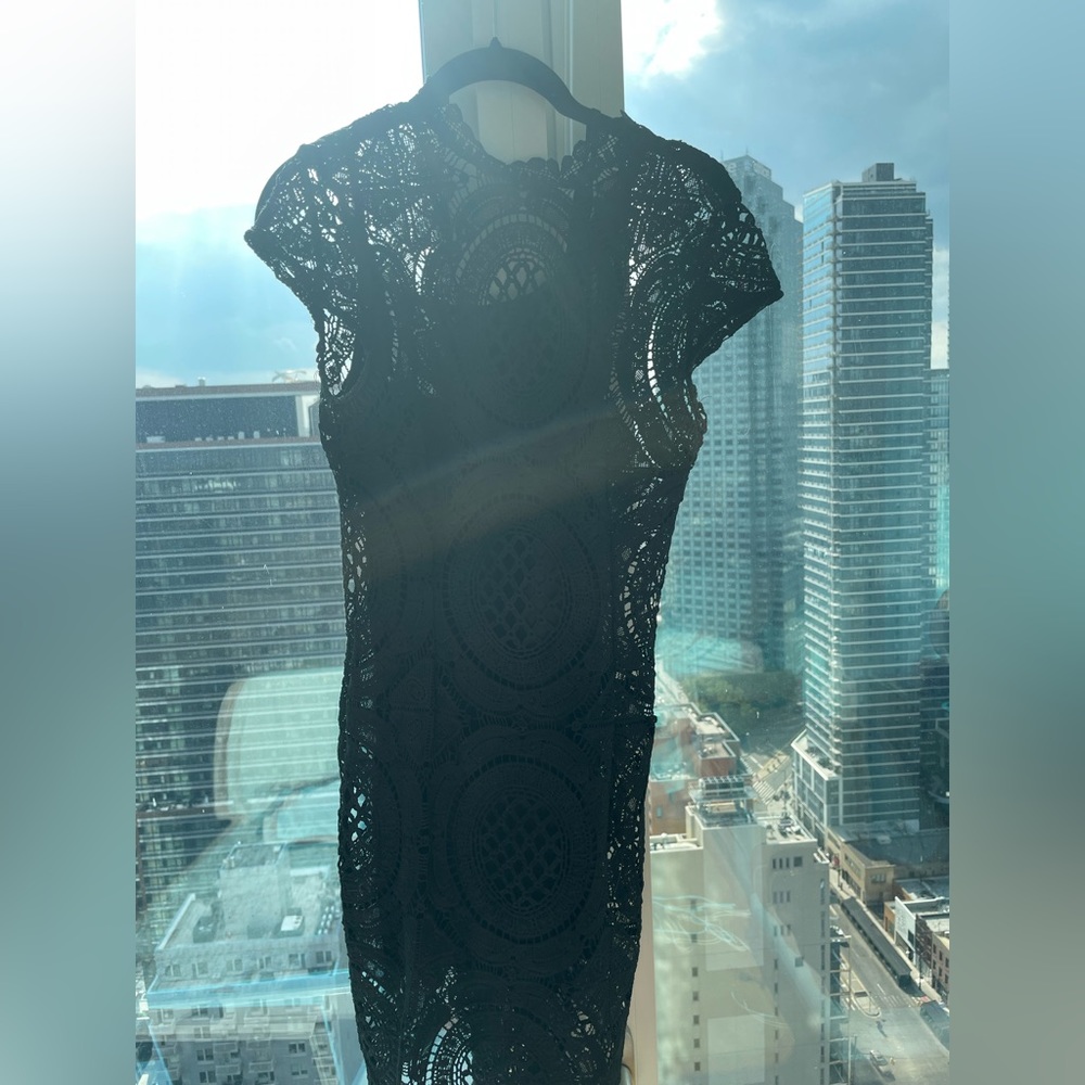 Black cocktail dress